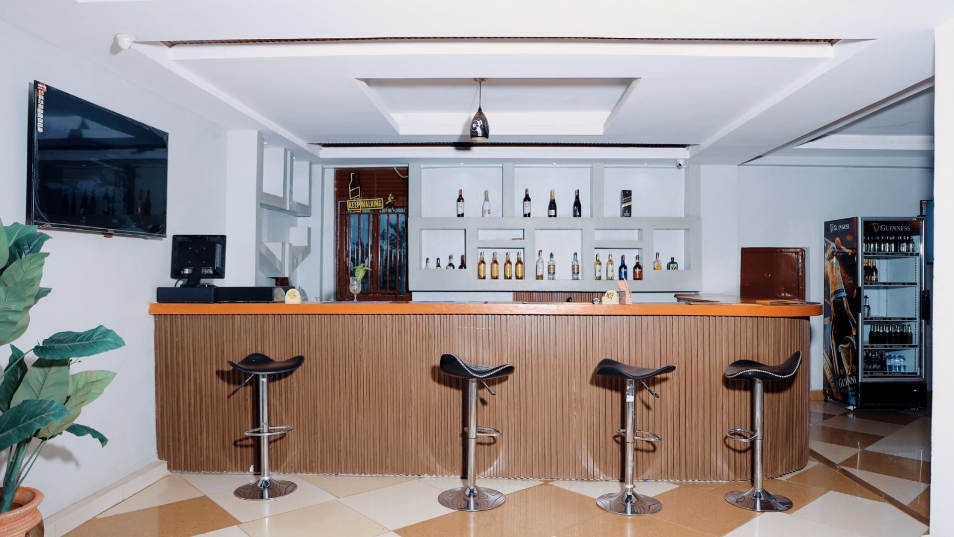 Bar at Buddiez Platinum Hotel, Nsambya, Ggaba Road