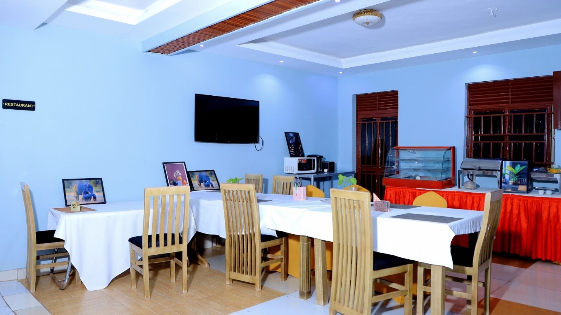 Conference and meeting room at Buddiez Platinum Hotel, Nsambya
